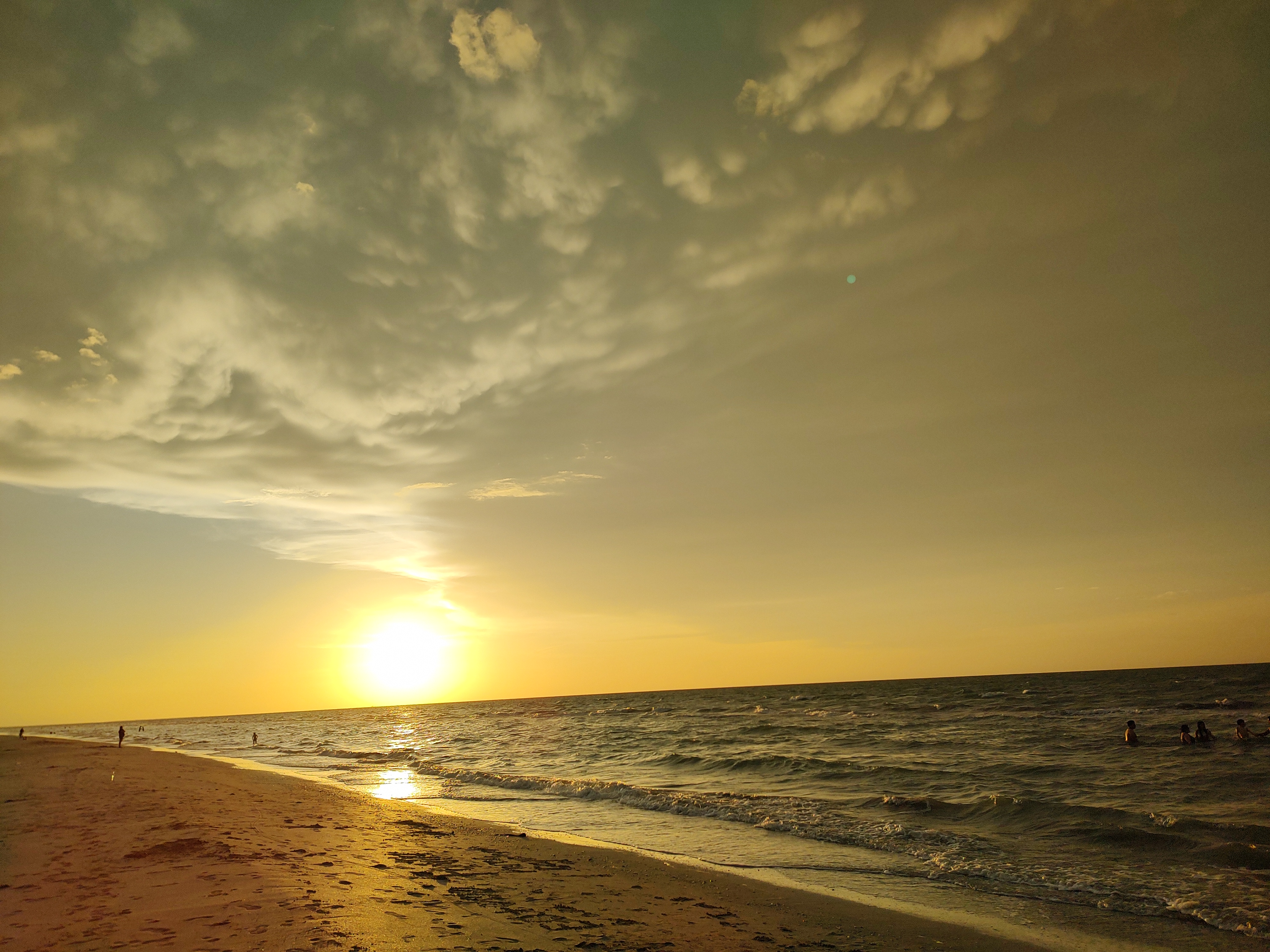 Puesta de sol en ciudad del Carmen