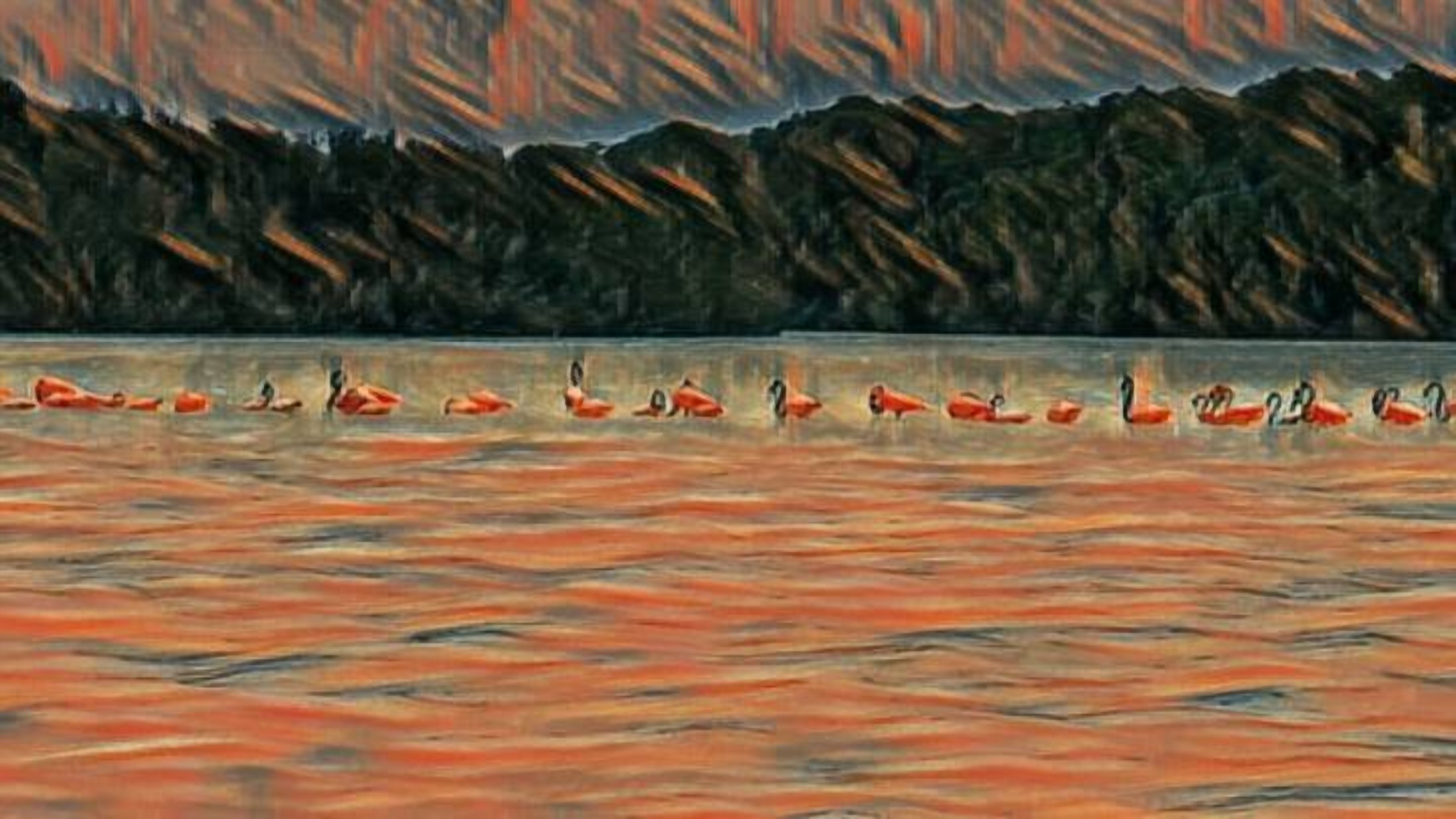 MM Art 04 The Flamingo Lake