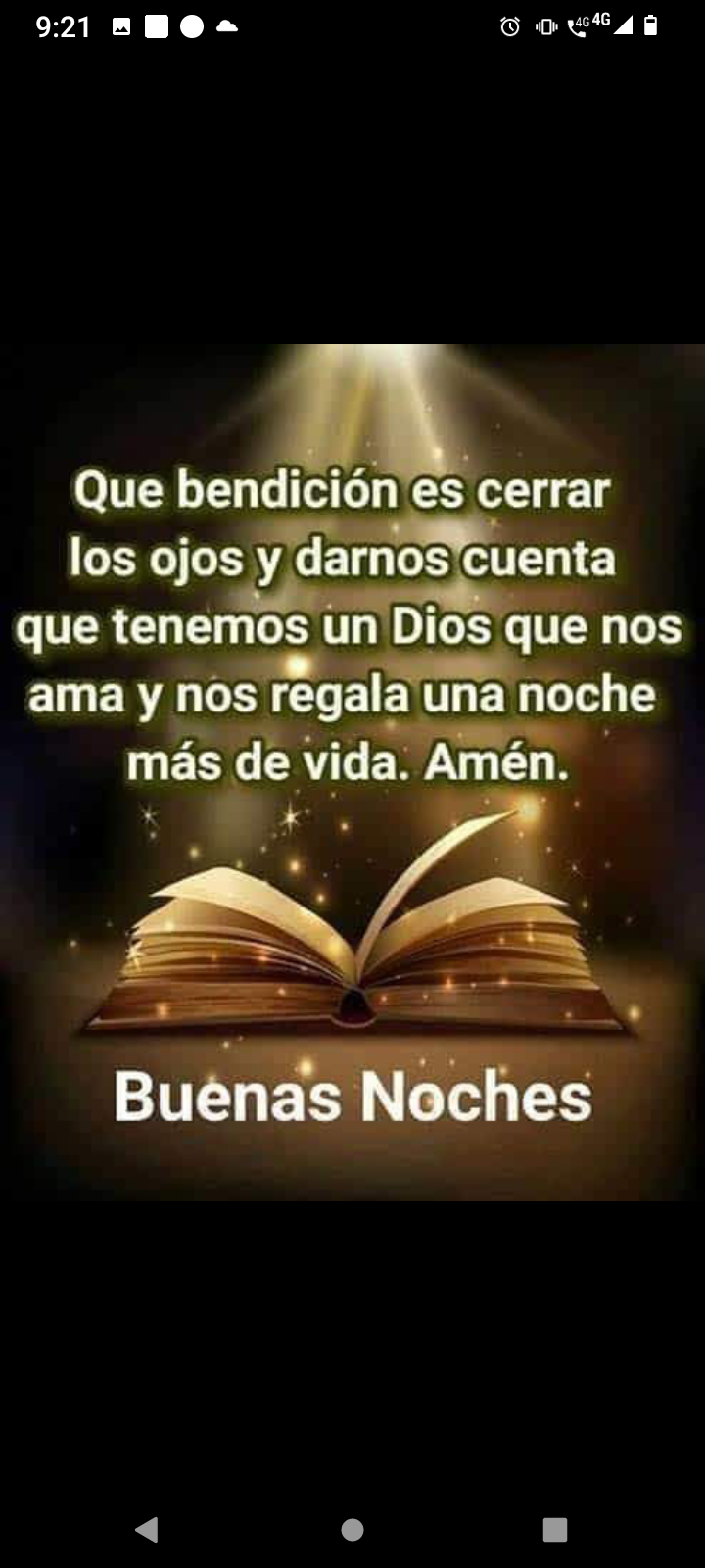 Que bendicion es cerrar los ojos