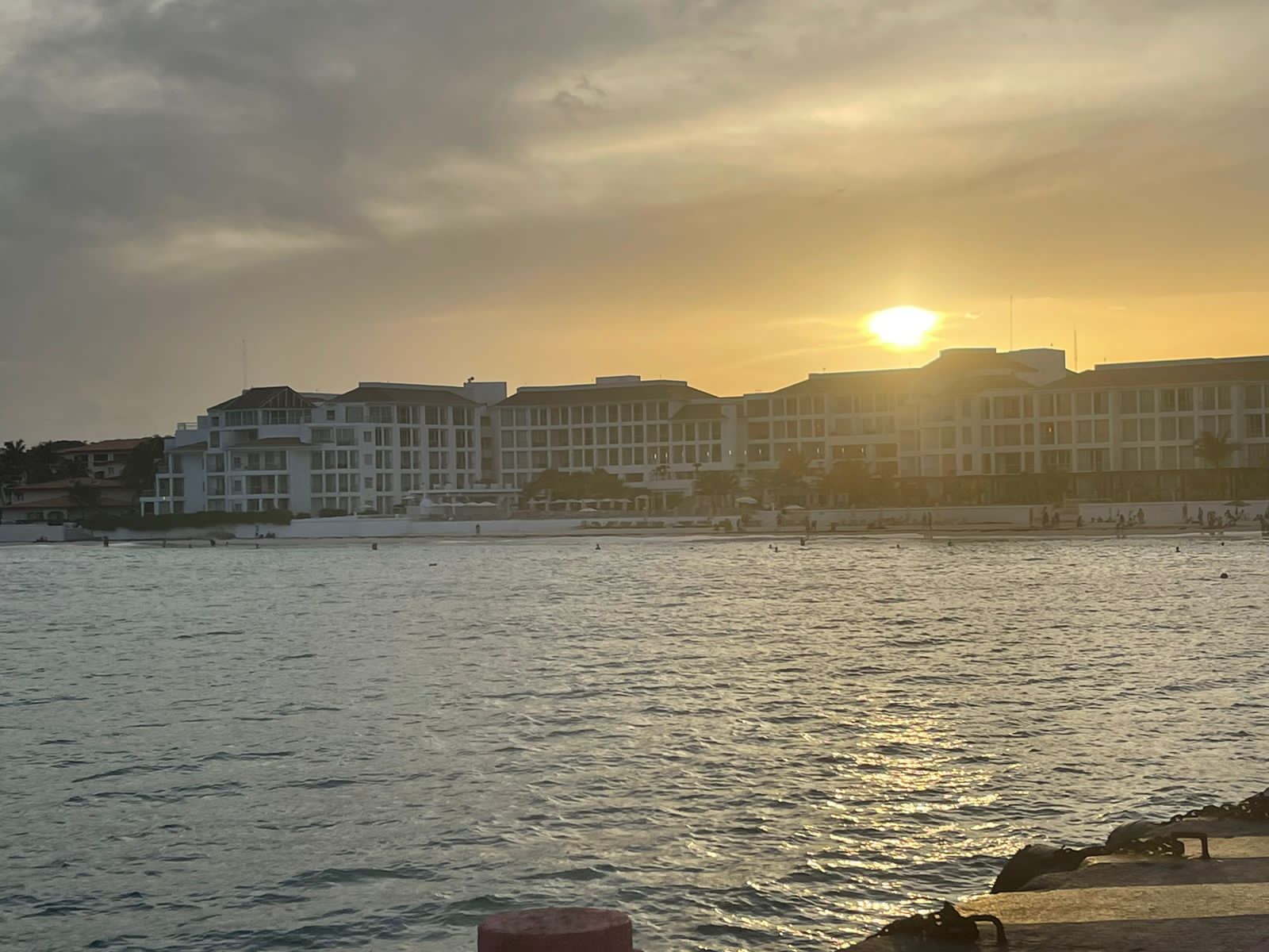 Atardecer en Playa del Carmen