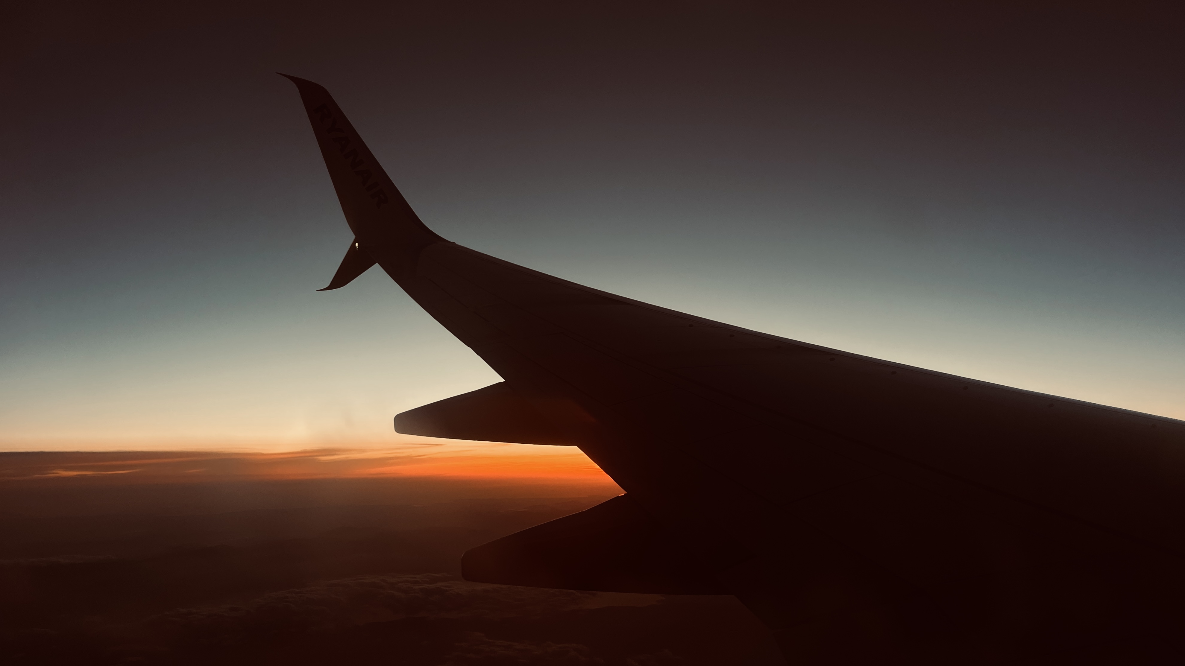 From the plane