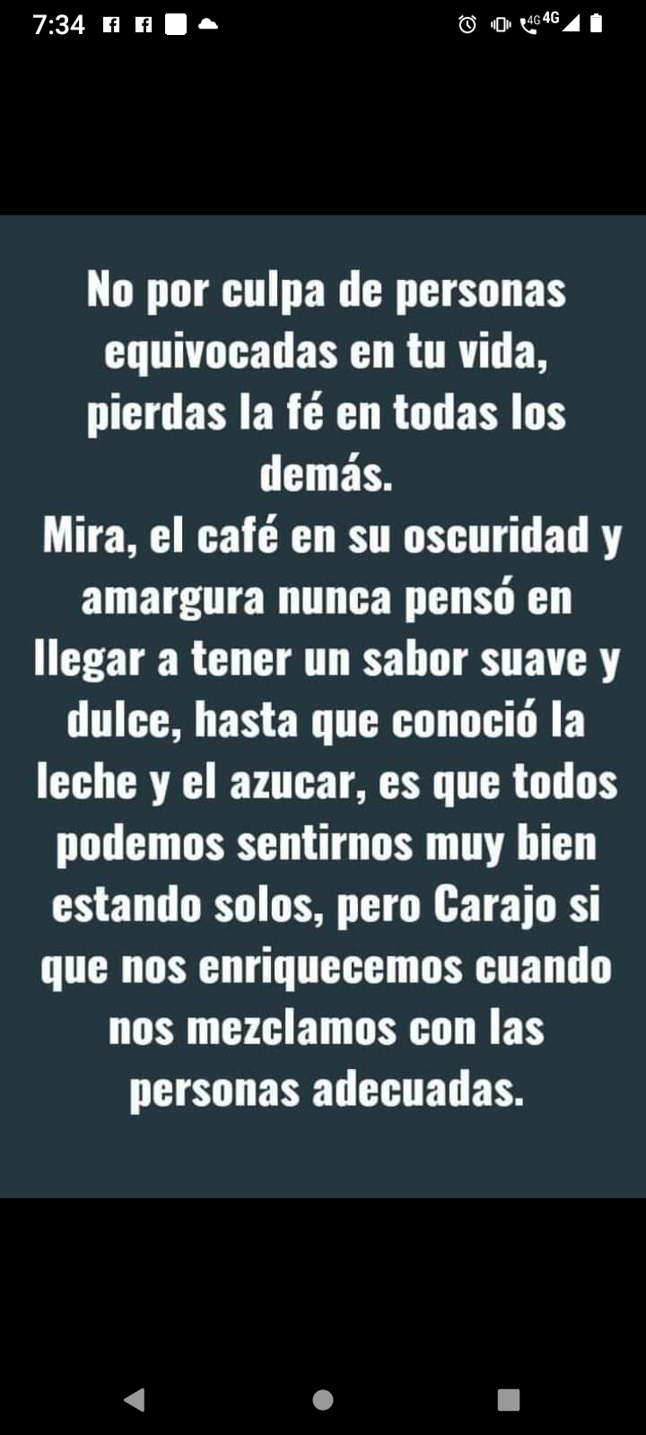 No por la personas