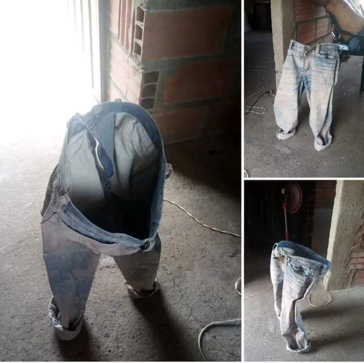 El pantalón que se queda parado solo