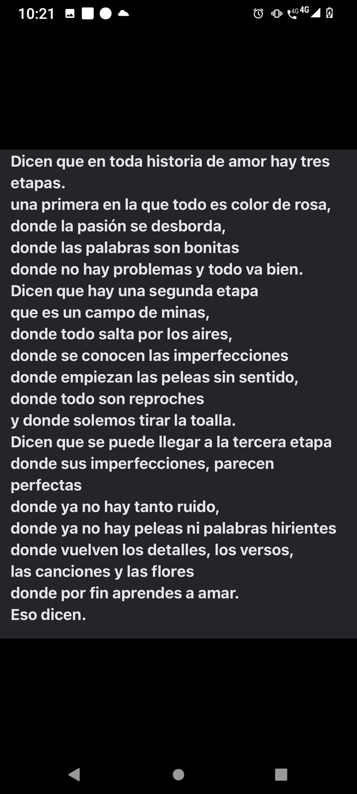 Dicen que en las historias